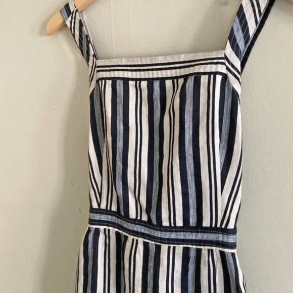 NWT Madewell Apron Striped Button Back Dress - Picture 5 of 7